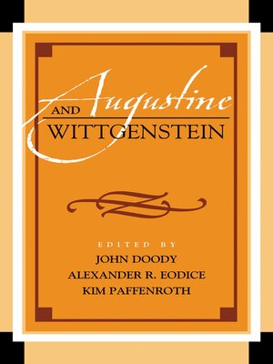 cover image of Augustine and Wittgenstein